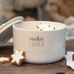 Keksdose Räder Porzellan rund Cookie LOVER mit Deckel D 16 cm