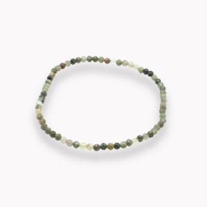 Aktinolithquarz Kugelarmband facettiert