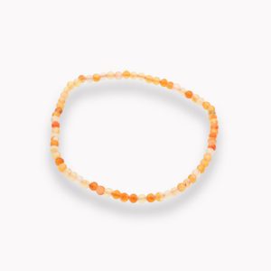 Carneol Kugelarmband facettiert