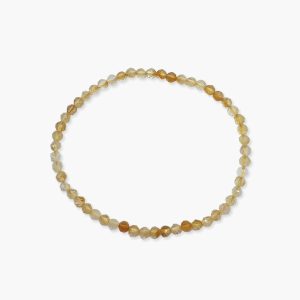 Citrin Kugelarmband facettiert