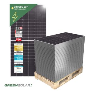 Solarmodul 580Wp Palette mit 31 Stück