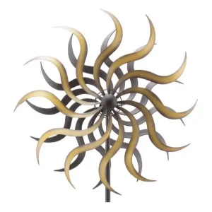 Metall Windrad Garten Art Ferro Höhe 180 cm