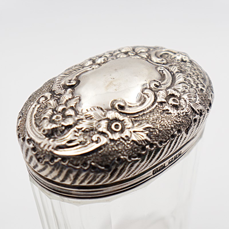 Reise Necessaire Set Sterling Silber – J.W. Benson, London – Bild 8