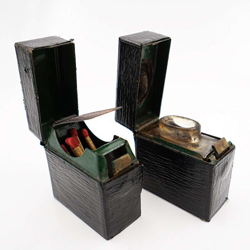 Reise Necessaire Set Sterling Silber – J.W. Benson, London – Bild 9