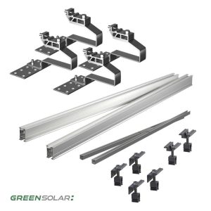 Ziegeldachbefestigung Grundset und Erweiterung für 3 Module