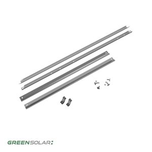 Wandbefestigung für 1 Modul zur Hochkantmontage