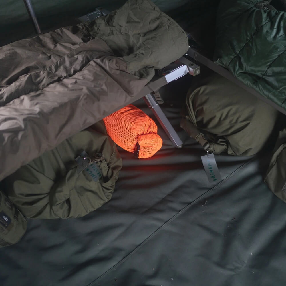 Savotta Rolltop Stuffsack Mesh green – Bild 5