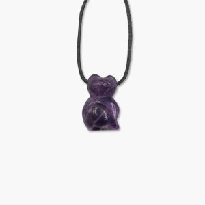 Katze Anhänger aus Amethyst