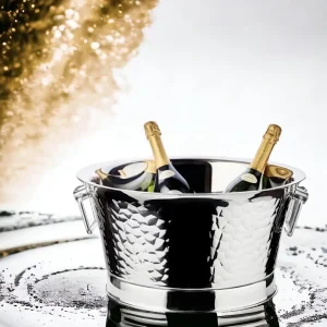 Flaschenkühler silber SAMU Edzard Durchmesser 48 cm