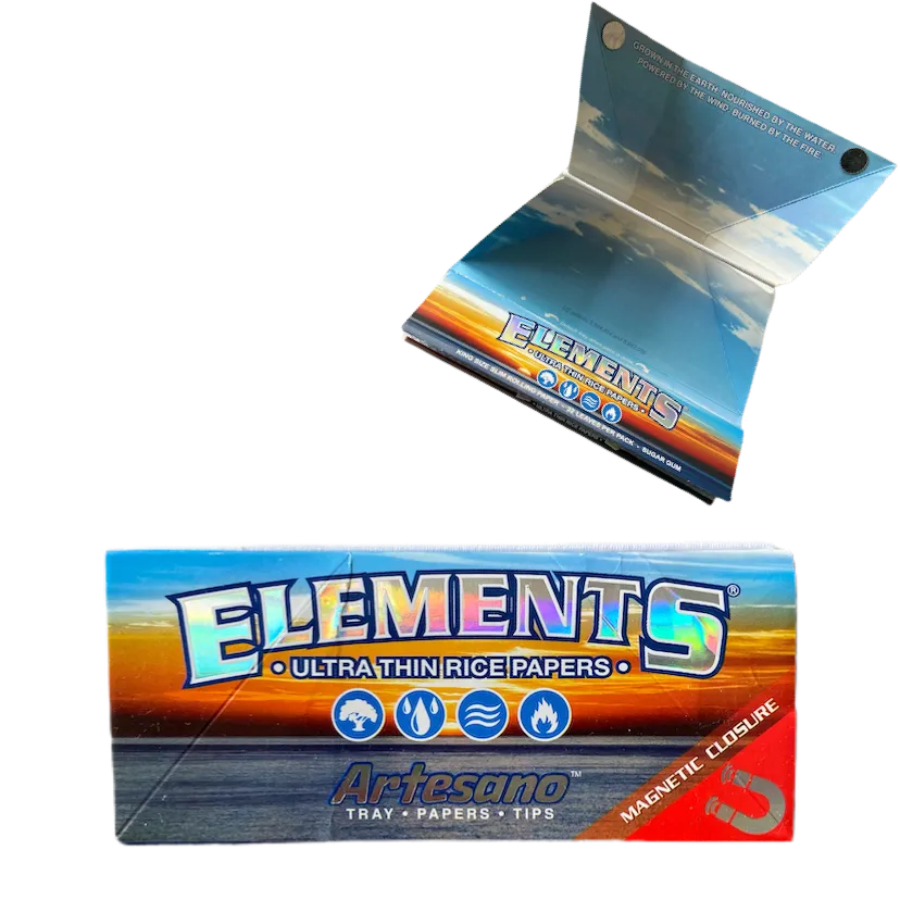 Elements Artesano, KS Slim Longpapers&Tips