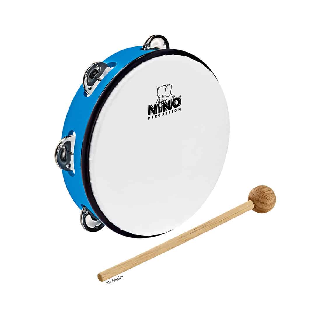 NINO Schellen-Tamburin mit Schlägel – Bild 2