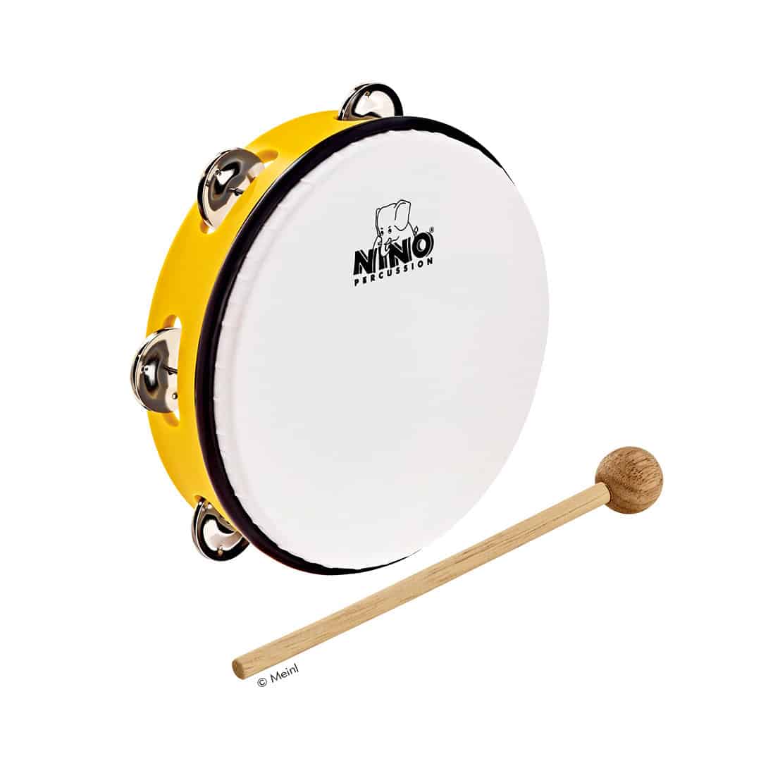 NINO Schellen-Tamburin mit Schlägel – Bild 3