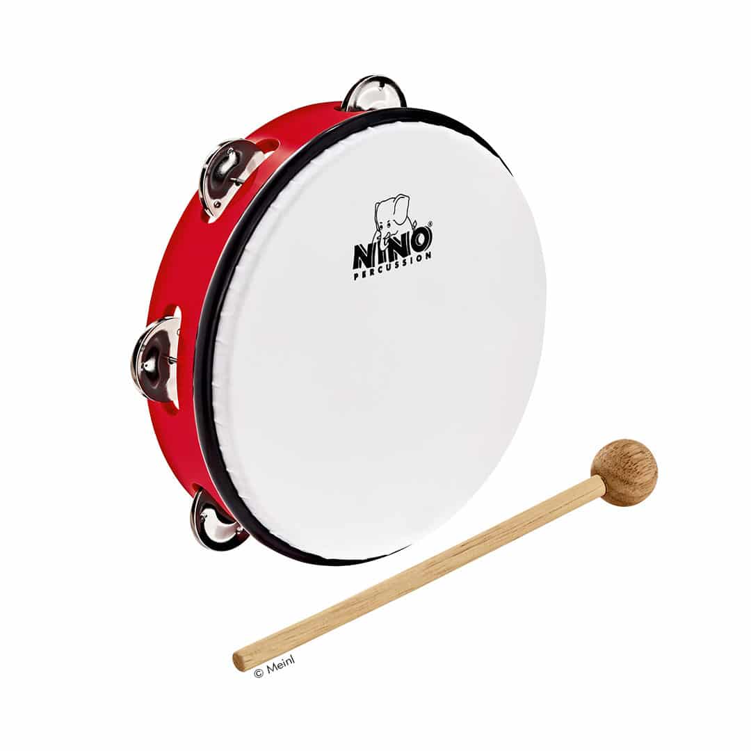 NINO Schellen-Tamburin mit Schlägel – Bild 5