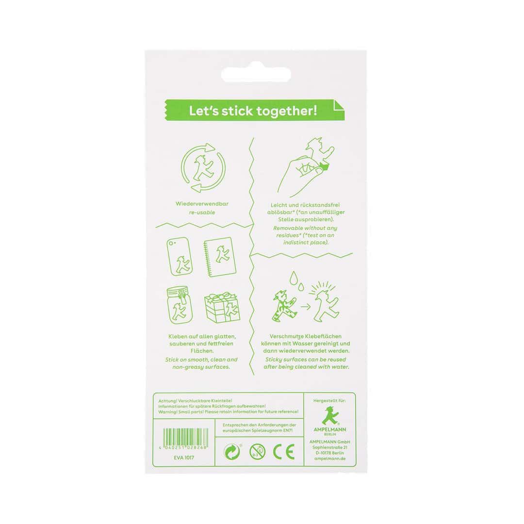 Ampelmännchen 3D-Stickerset „Dicke Freunde“ – Bild 4