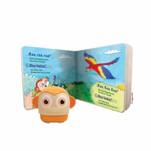 Baby-Affe und seine Freunde Kinderbuch mit Instrument