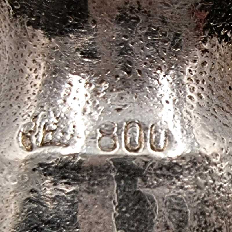 Silberbesteck, Fleischgabel & Buttermesser – Bild 4