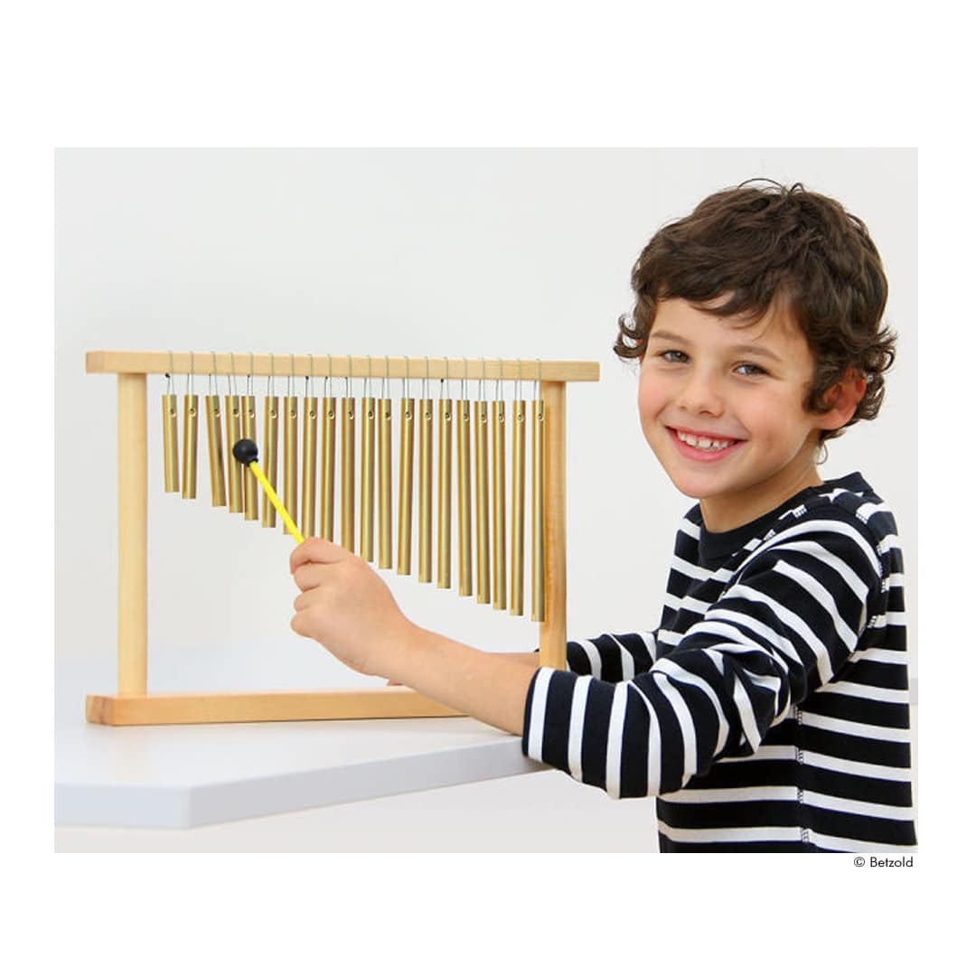 Messing Chimes auf Holz-Stativ – Bild 2