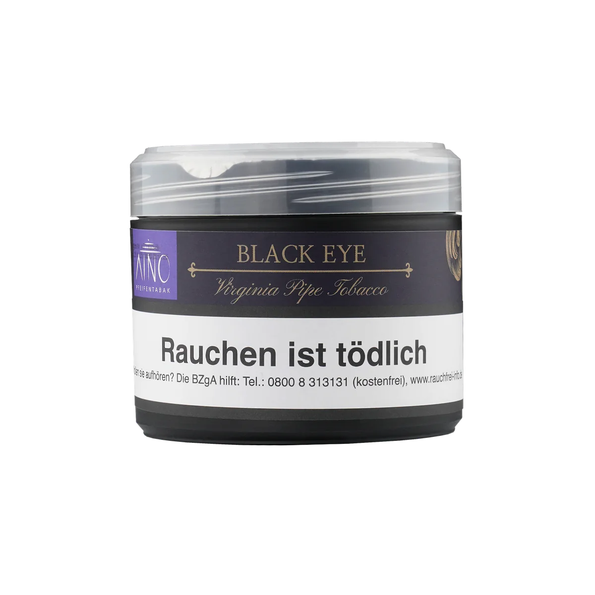 AINO Pfeifentabak 65g – Dry Base Black Eye