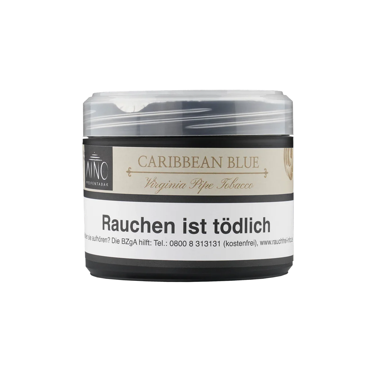 AINO Pfeifentabak 65g – Dry Base Caribbean Blue