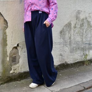 Loungehose aus French Terry GOTS, Farbe dark blue