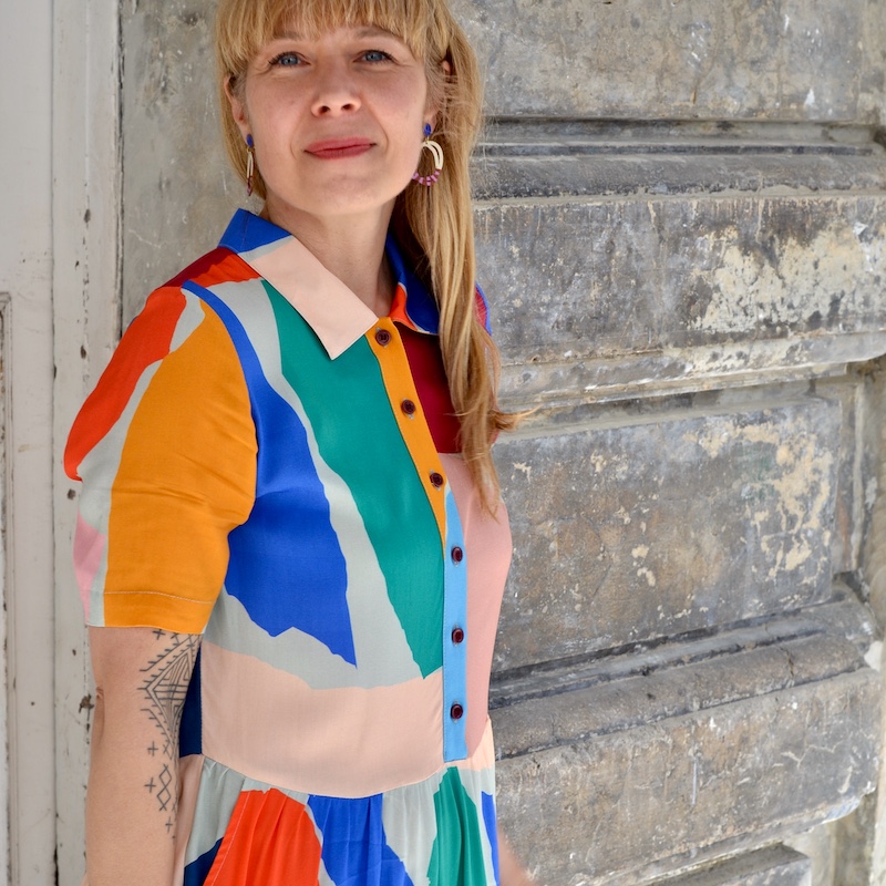 Viskose-Maxikleid “Sevilla” by Matías Larraín Gr. 40 – Bild 3