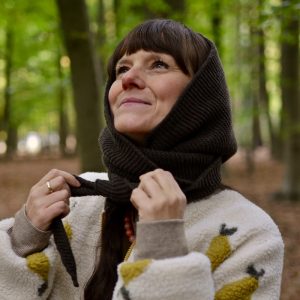 Balaclava Schal, Farbe brown