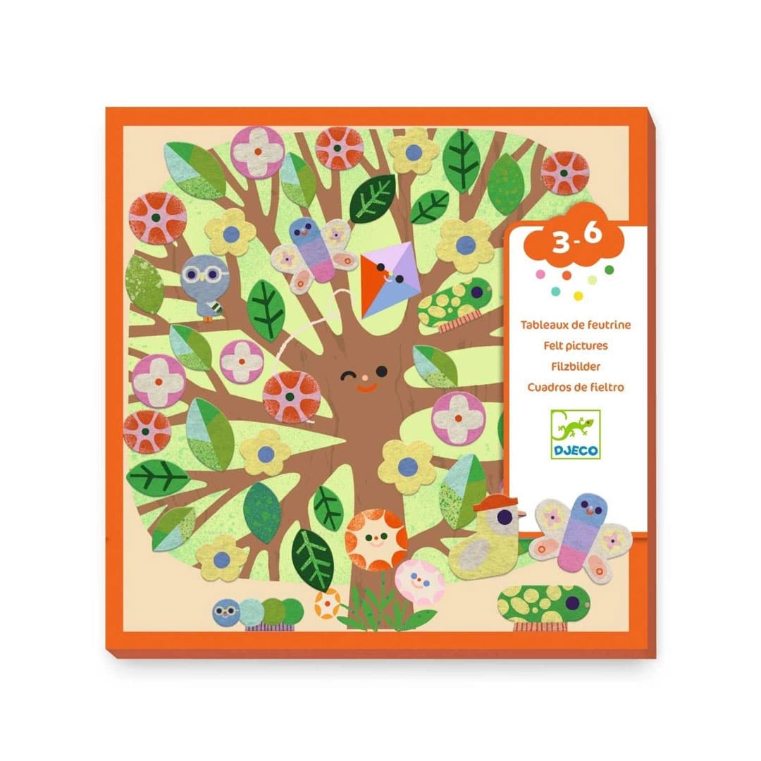 Djeco Kreativ-Set 3-6: Filzbilder: Jahreszeiten