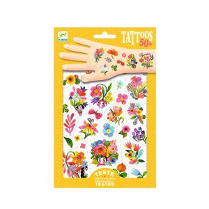 Djeco Kindertattoos Blumenpracht