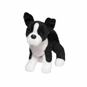 Kleines Kuscheltier Hund Boston Terrier superweich