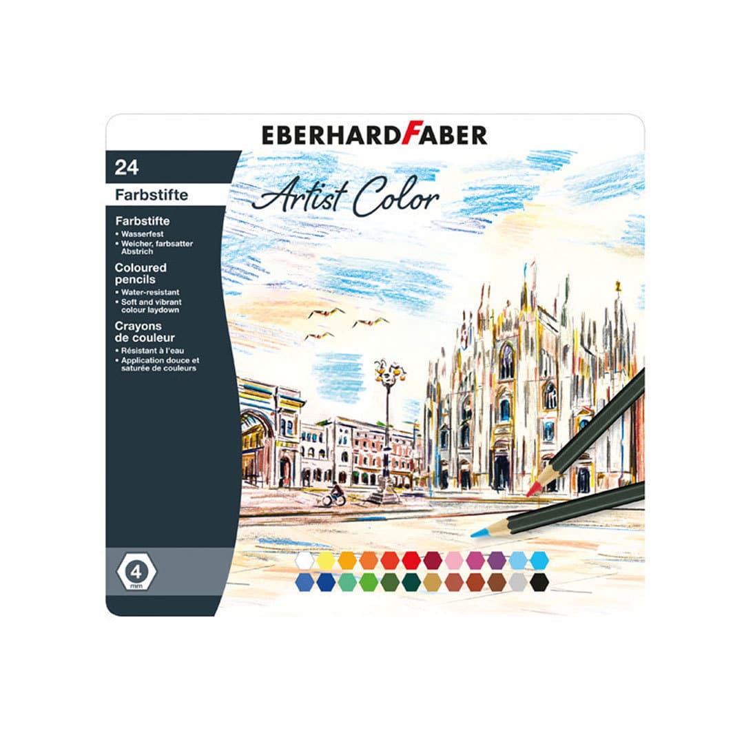 Künstler-Buntstifte 24er Metalletui