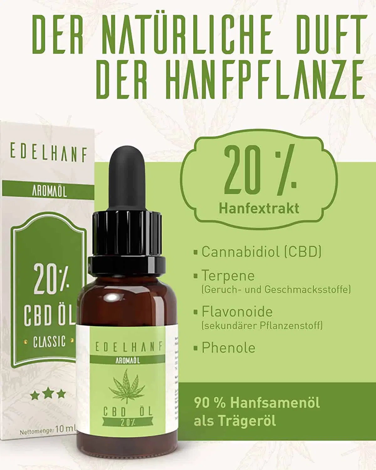 3x Edelhanf CBD Öl 20% 10ml – Bild 2