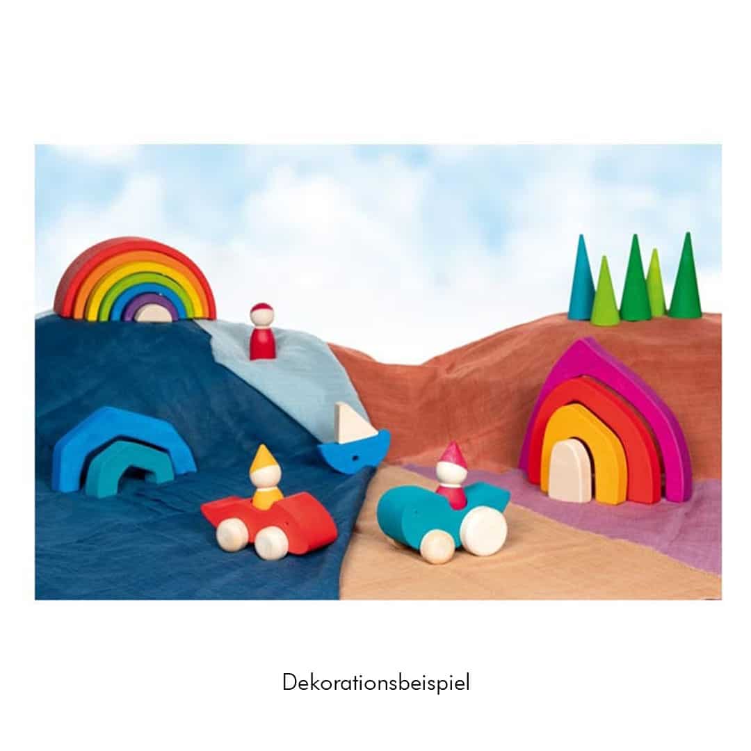 Baby-Greiffahrzeug „Drachenreise“ aus Holz, von Goki – Bild 3