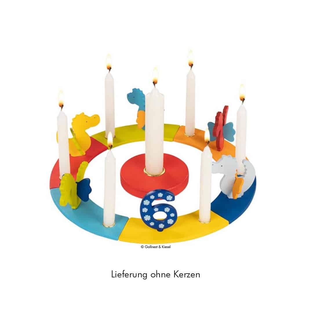 Goki Geburtstagskranz Drachen mit Zahlen