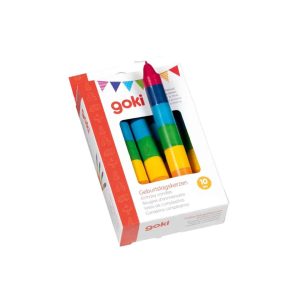 10 Geburtstagskerzen Regenbogen von GOKI