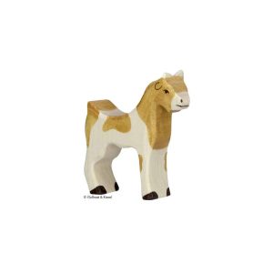 Holztiger Holzfigur Ziege