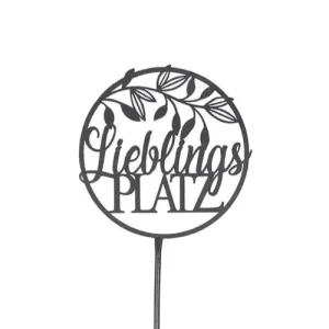 Gartenstecker Metall LIEBLINGSPLATZ Casablanca Höhe 96 cm