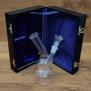 Glassbong in Geschenkbox, 18cm