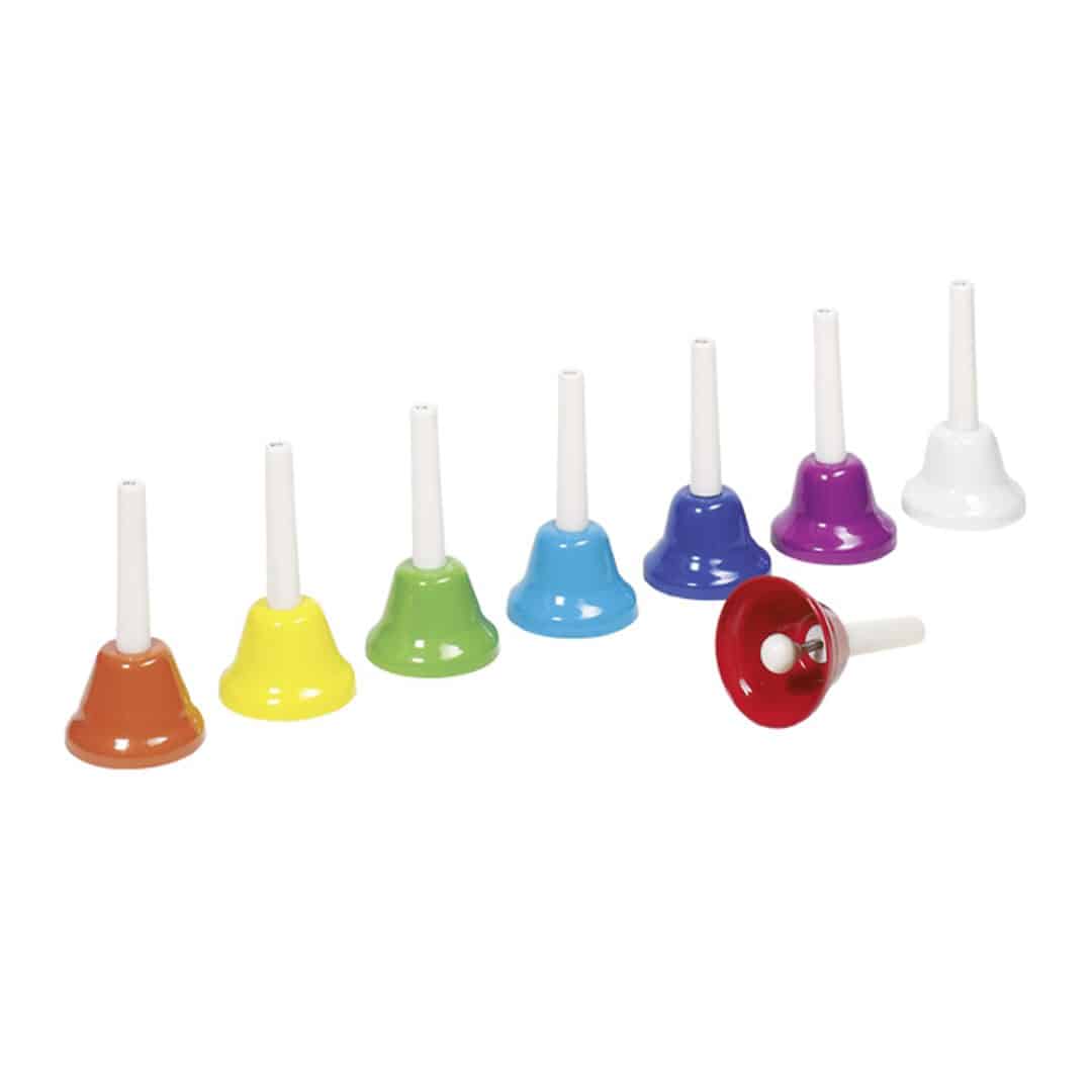 Goki bunte Glocken im Set mit 8 Tönen