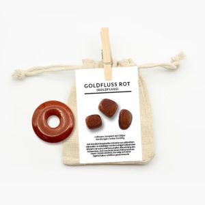 Donut Goldfluss rot ca. 30mm