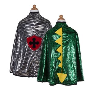 Great Pretenders Wendecape-Kostüm Drache / Ritter