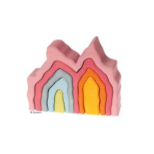 Grimms rosa Korallenriff Holzbausteine