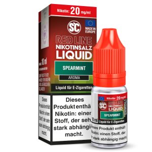 SC Red Line Nikotinsalz – Spearmint – 10ml