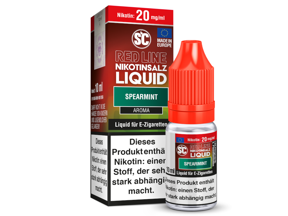 SC Red Line Nikotinsalz – Spearmint – 10ml