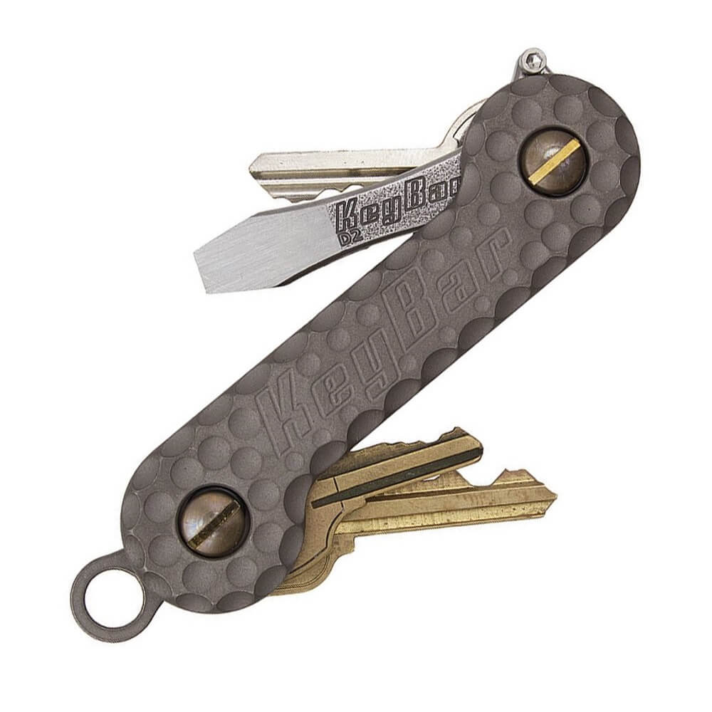 KeyBar Cratered Titanium