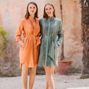 Hundsansscho Blusenkleider Leinen Baumwolle