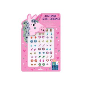 Moses glitzernde Klebe-Ohrringe