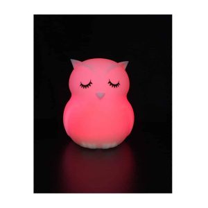 Nachtlicht Eule Bär aus Silikon, mit Farbwechsel