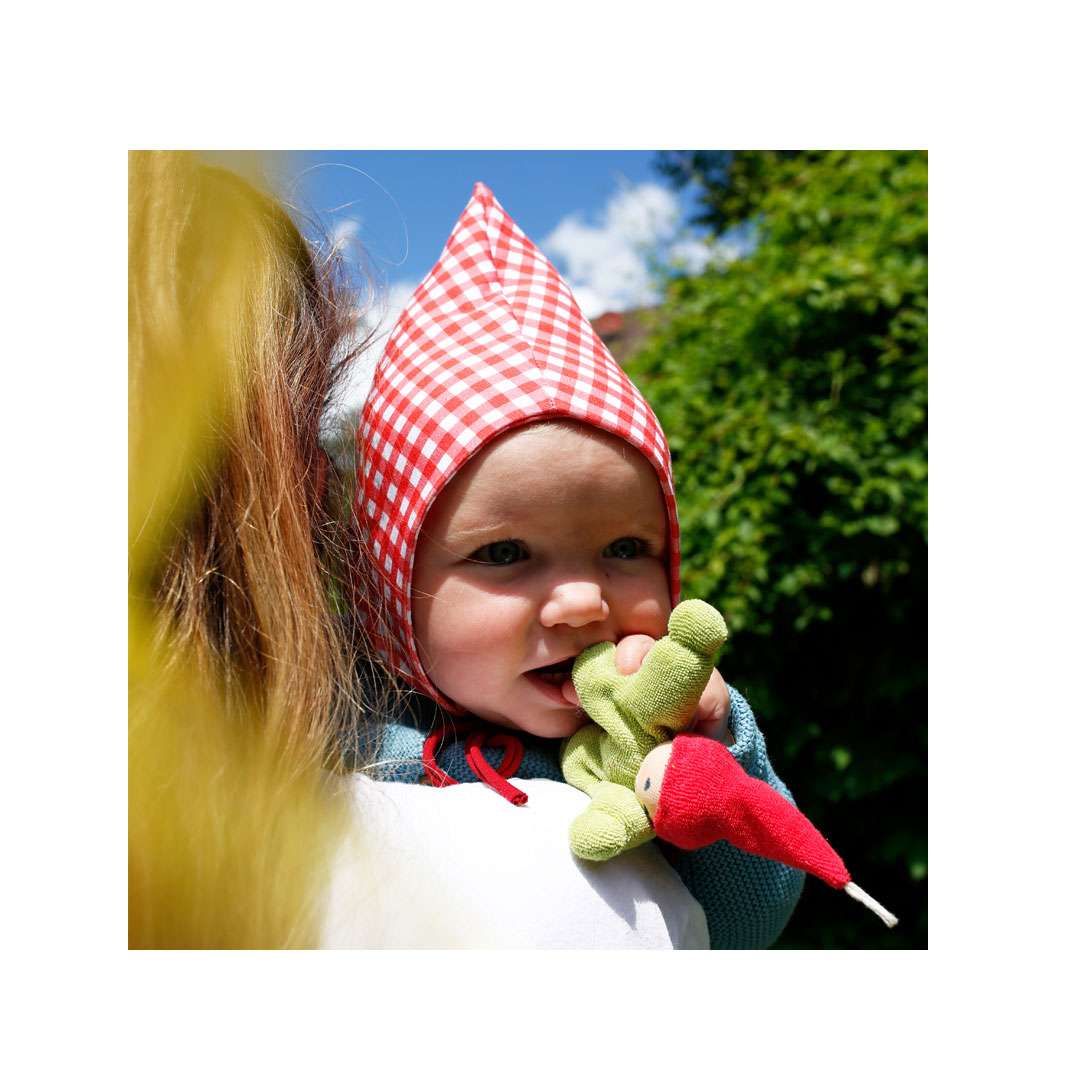 Nanchen Bio-Stoffpuppe kleiner Wichtel – Bild 2