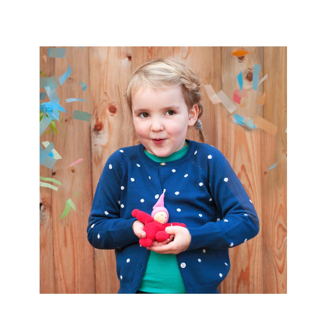 Nanchen Bio-Stoffpuppe kleiner Wichtel – Bild 3