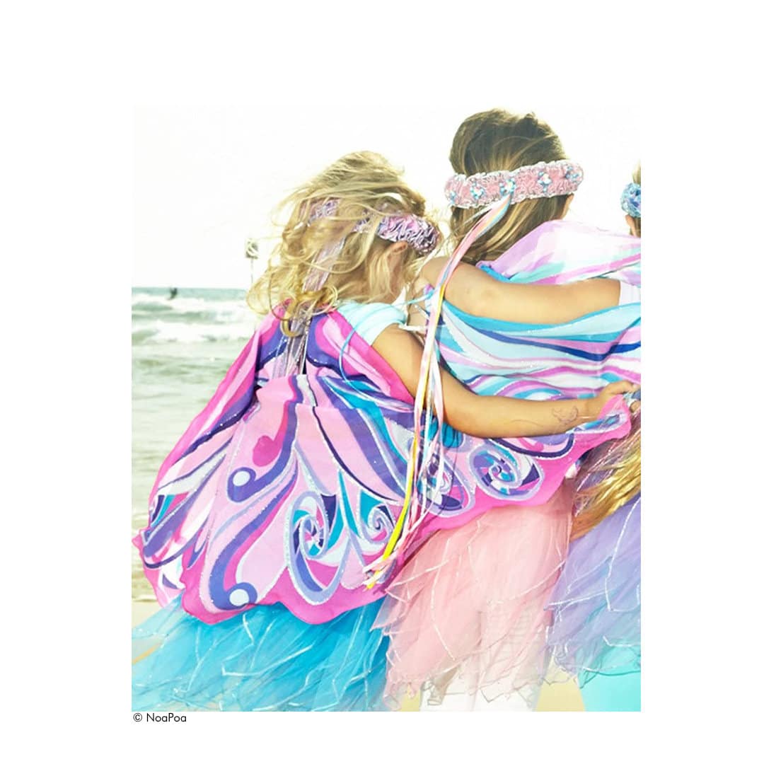 Dreamy Dress-Ups Haarkranz Regenbogenfee Lavendel – Bild 4